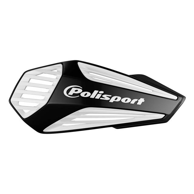 Polisport(ポリスポート) バイク MX AIR ハンドガード ブラック/ホワイト 汎用 8308400001 の通販は