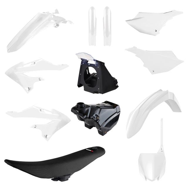 Polisport(ポリスポーツ) バイク RESTYLING KITS 外装セット ホワイト/ブラック 2022デザイン YAMAHA用
