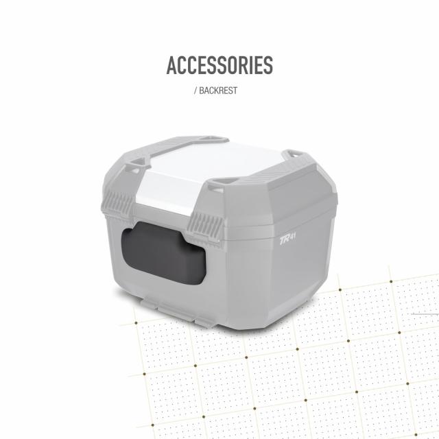 SHAD(シャッド) TERRA TR41 トップケース アルミパネル＋バックレスト(背もたれ) セット売り バイク リアボックス 大容量 通勤 通学 ツーリング ジェットヘルメット2個収納可能 汎用_7
