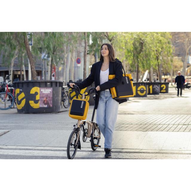 Shad Bikes(シャッド バイクス) DAILY ハンドルバーバッグ 6L バルセロナサン BS0D08005 自転車 取付式バッグ_6