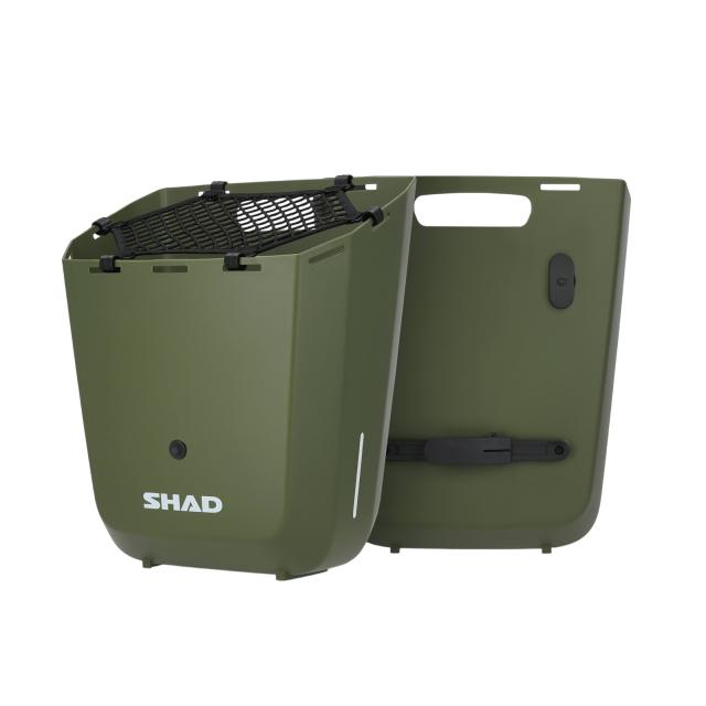SHAD Bikes(シャッド バイクス) DAILY 自転車ボックス 20L 固定式 アムステルダムグリーン BH0D20007F 自転車 リアバスケット・後ろカゴ