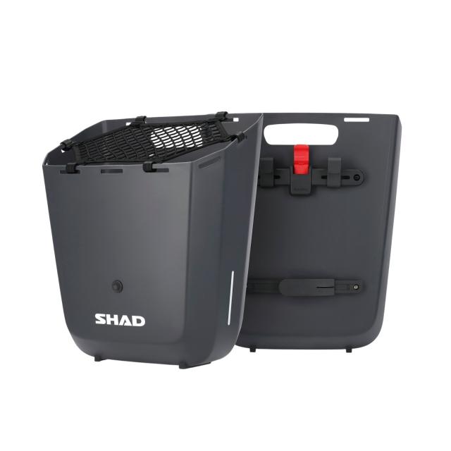 Shad Bikes(シャッド バイクス) DAILY 自転車ボックス 20L ワンタッチ脱着式 オスログレー BH0D20063M 自転車 リアバスケット・後ろカゴ