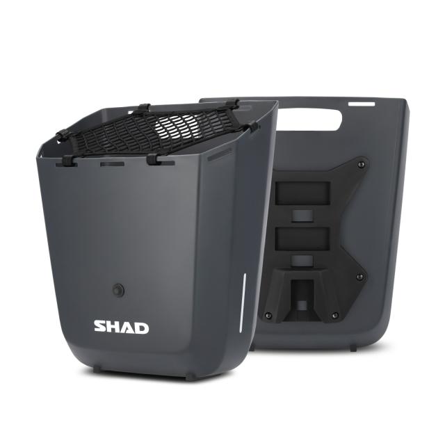 Shad Bikes(シャッド バイクス) DAILY 自転車ボックス 20L Brompton フロント用 オスログレー BH0D20063BR 自転車 フロントバスケット・新聞・前カゴ
