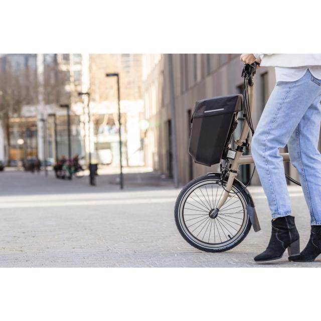 Shad Bikes(シャッド バイクス) DAILY 自転車ボックス 20L Brompton フロント用 オスログレー BH0D20063BR 自転車 フロントバスケット・新聞・前カゴ_3