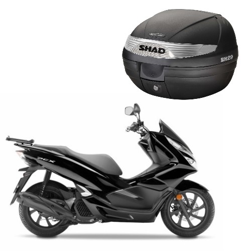 SHAD(シャッド) バイク 【セット品】SH29 トップケース+フィッティングキット PCX 125/150/160(10-26) 収納・BOX  PCX125(JF28/JF56/JF81/JK05)[10-26]｜PCX150(KF12/KF18/KF30)[10-20]｜PCX160(KF47)[21-26]