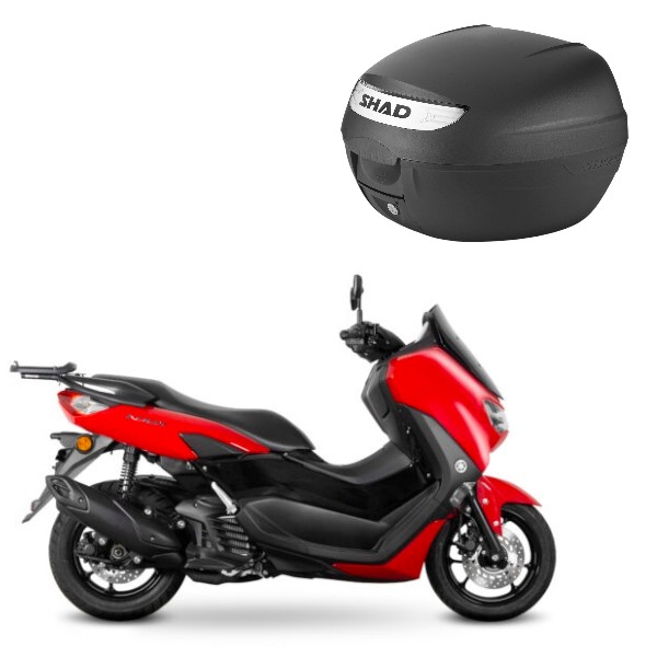 SHAD(シャッド) バイク 【セット品】SH26 トップケース+フィッティングキット NMAX125/155(21-26) 収納・BOX  NMAX125[21-26]｜NMAX155[21-26]