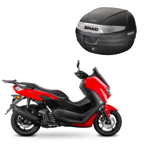 SHAD(シャッド) バイク 【セット品】SH29 トップケース+フィッティングキット NMAX125/155(21-26) 収納・BOX  NMAX125[21-26]｜NMAX155[21-26]