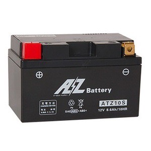 AZ Battery(AZバッテリー) バイク 密閉型MFバッテリー ATZ10S (YTZ10S 互換) CB400SF(NC39/NC42)｜シャドー(NC40/NC44/NC45)｜CBR600RR｜CBR929RR｜CBR954RR｜ホーネット900｜CBR1000RR｜マグザム｜マジェスティ(SG20J)｜T-MAX｜YZF-R6｜YZF-R1｜ZX-10R ※車名が同じ場合でもの通販は