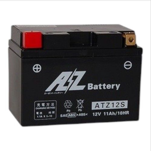 AZバッテリ− ATZ12S (YTZ12S 互換) バイク 密閉型MFバッテリー