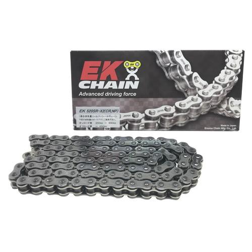 EKチェーン(江沼チェーン) SRXシリーズ 520SRX2-120L シルバー MLJ(カシメジョイント) 520SRX2(CR/NP)-120L-MLJ バイク チェーン