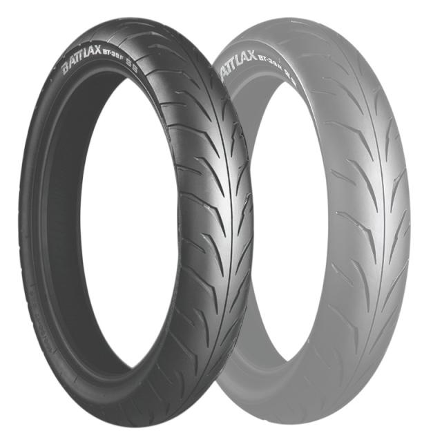 BRIDGESTONE BATTLAX BT-39SS 100/80-17 52S TL フロント MCS00351 バイク オンロードバイアス