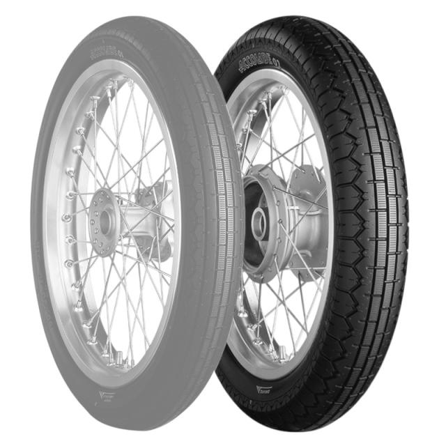 BRIDGESTONE ACCOLADE AC02 4.00H18 64H W リア MCS05392 バイク オンロードバイアス