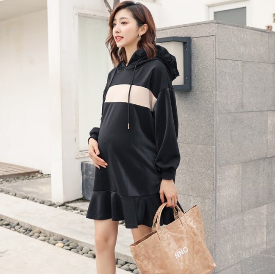 マタニティワンピース パーカーワンピ カジュアルコーデ 楽ちんの通販はau Pay マーケット Californiaexpress