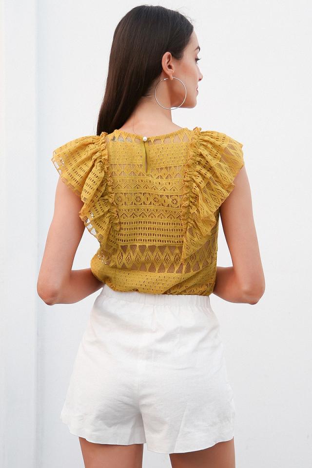 シャツ ブラウス ノースリーブ レースブラウスの通販はau Pay マーケット Californiaexpress