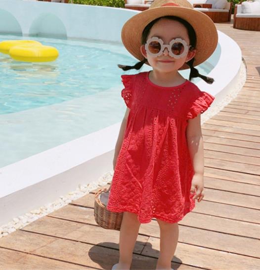 キッズ ベビー服 子供服 女の子 ワンピース 半袖 旅行 シンプル 無地 フレア シンプル 夏 秋 春 ジュニア 100cm 110cm 1cm 130cmの通販はau Pay マーケット Joypot