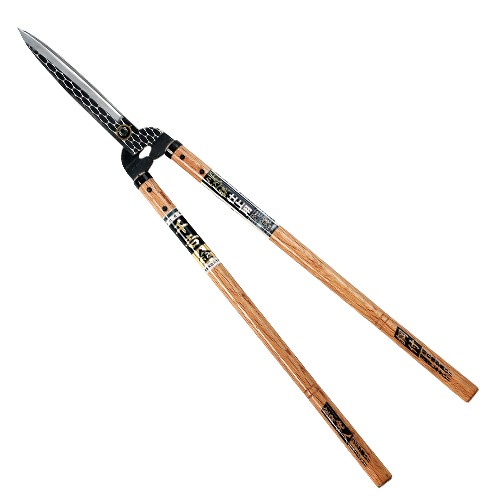 千吉金 本鍛造仕上用 刈込鋏 刈り込み鋏 長柄/刃長:210MM 高級 枝切りバサミ 剪定バサミ