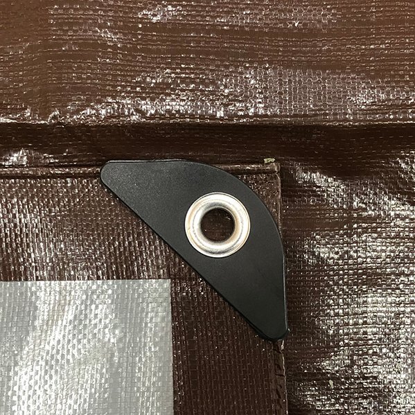 UV剤入 ブラウンシート 厚手 #3500 5.4×5.4m レジャーシート 防水シート UVシート カバー シルバーシート 養生シート