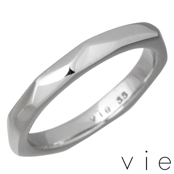 ヴィー vie ステンレス リング 指輪 金属アレルギー対応 レディース 7〜15号 アレルギーフリー 刻印可能 シンプル おしゃれ vie-R1231の通販は 5,500円