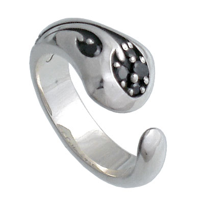 フリースタイル FREE STYLE リング 指輪 メンズ レディース シルバー アラベスクブラック キュービックジルコニア FSR-709の通販は 11,000円