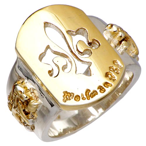 ウルフマン B.R.S WOLFMAN B.R.S シルバー リング 指輪 メンズ セイントフレア ゴールド WO-R-29G 送料無料の通販は