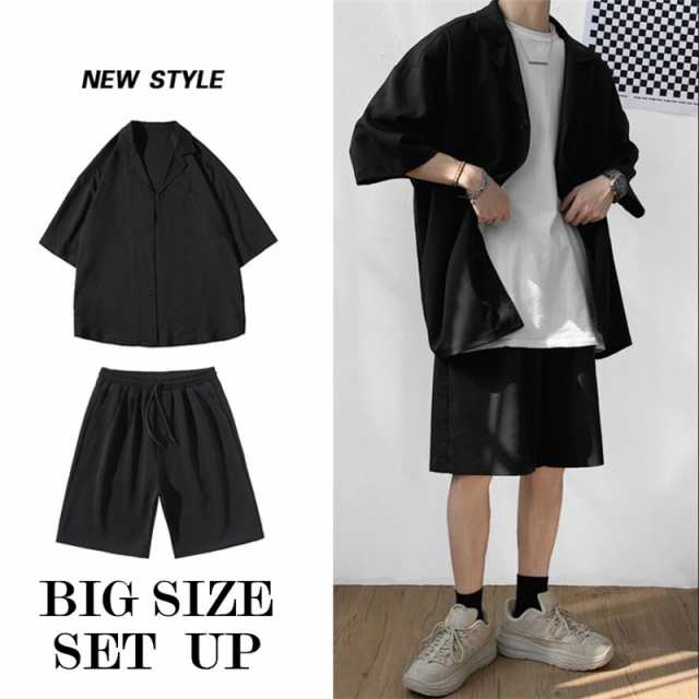 セットアップ 半袖メンズゆったりＴシャツ＆ショートパンツ ハーフパンツ スウェットセットアップ ２点セット上下セットメンズランニングの通販はau  PAY マーケット HIKARI 株式会社 au PAY マーケット－通販サイト