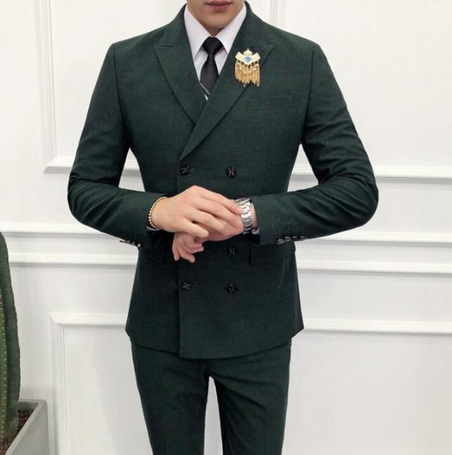 ダブルスーツ スタイリッシュスーツ ８つボタンススリムスーツ スリーピース スーツ メンズフォーマルスーツ結婚式二次会パーティーの通販はau Pay マーケット Hikari 株式会社