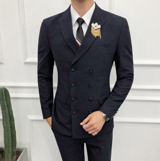 ダブルスーツ スタイリッシュスーツ ８つボタンススリムスーツ スリーピース スーツ メンズフォーマルスーツ結婚式二次会パーティーの通販はau Pay マーケット Hikari 株式会社