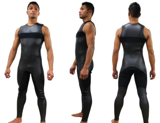 ロングジョン 肩ベルクロ タイプ クラシック メンズ 選べるカラー 生地 厚さ 2mm 3mm スキン ラバー 男性用 ストレッチ 伸縮 オーダー サーフィン  の通販は