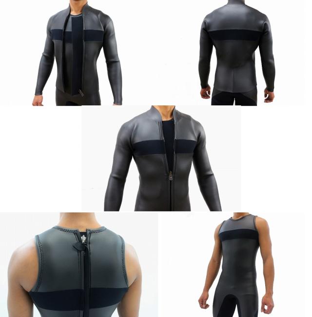 FELLOW ウェットスーツ タッパー 3mm スキン ラバー メンズ フロント