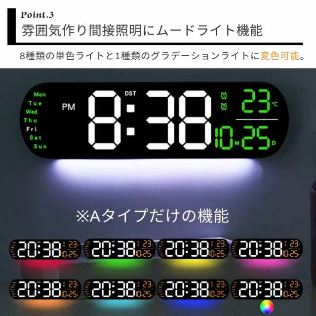 やじうまミニレビュー - JDL「LEDカレンダークロック」 - 家電 Watch