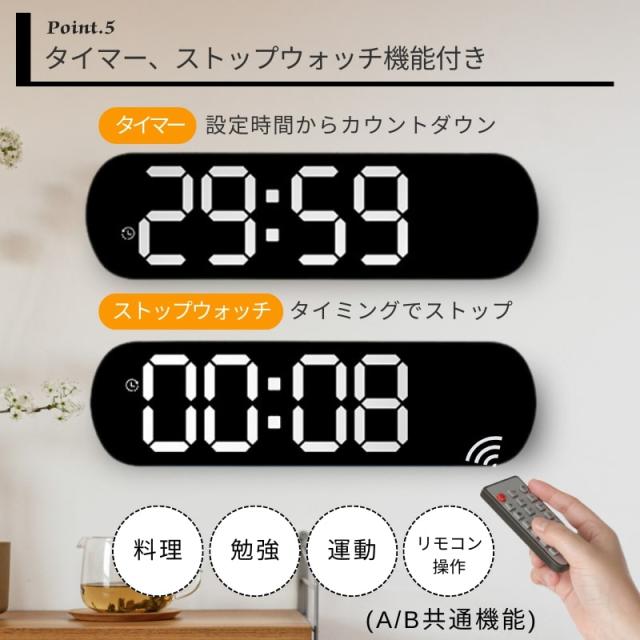 JDL LED CLOCK デジタル壁掛け時計 カレンダー やじうまミニレビュー - JDL「LEDカレンダークロック」 - 家電 Watch
