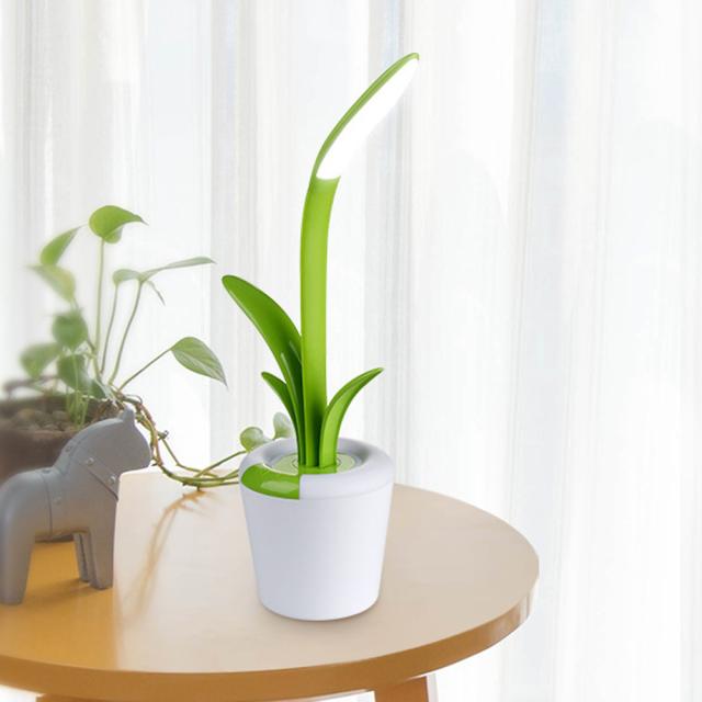 Ledライト 電気スタンド Ledデスクライト 観葉植物型 テーブルライト ベッドライト おしゃれ かわいい 調光 ナイトライト 北欧風の通販はau Pay マーケット Plumriver プラムリバー