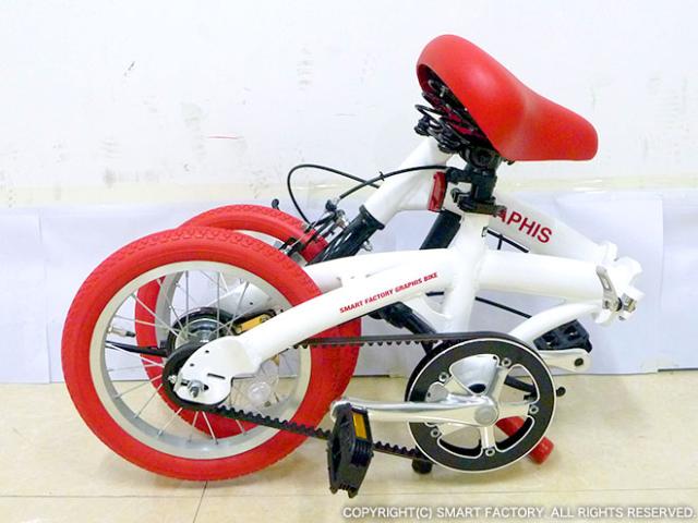 折りたたみ自転車 14インチ アルミ フレーム 軽い 軽量 ベルトドライブ 6色 ハンドル折りたたみ ミニベロ 小径車 Graphis 本州送料無料 の通販はau Pay マーケット 自転車通販 スマートファクトリー