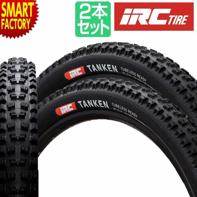 自転車 タイヤ 【P3倍最終日】 2本 IRC タンケン チューブレスレディ 27.5インチ 650B MTB タイヤ