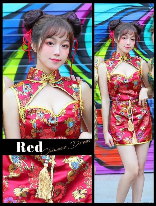 ハロウィン コスプレ 【全品P3倍】 チャイナ チャイナ服 花柄