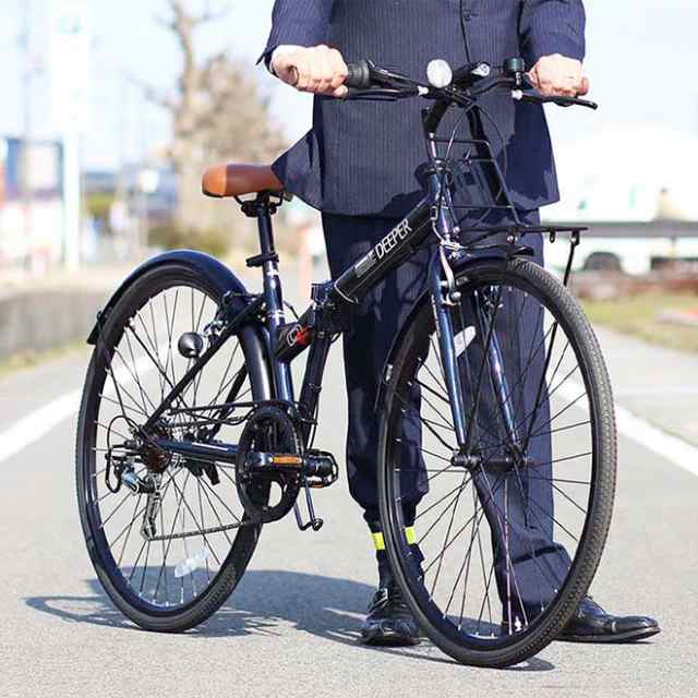 自転車 折りたたみ自転車 【全品P3倍】 マイパラス 27インチ DE-601 6段変速 シマノ製 クロスバイク 折り畳み自転車 チャリ  おしゃれの通販はau PAY マーケット - 自転車通販 スマートファクトリー | au PAY マーケット－通販サイト