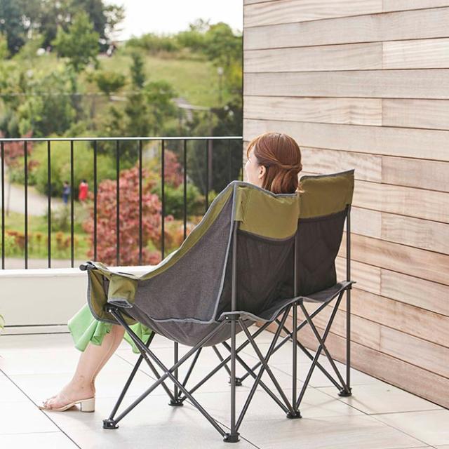 アウトドアチェア 2人掛け 折りたたみ ベンチチェア ダブルチェア キャンプ 椅子 おしゃれ の通販はau Pay マーケット 自転車通販 スマートファクトリー