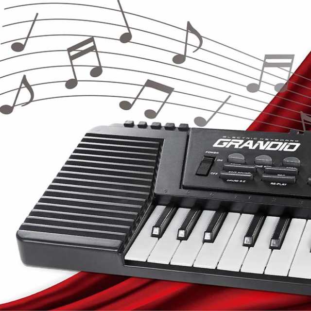 ピアノ おもちゃ 多機能キーボード 電子 子供 37鍵盤 楽器 ミニピアノ