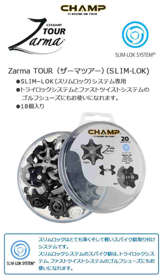 CHAMP ゴルフスパイク鋲 ザーマツアー SLIM-LOk - クラブ