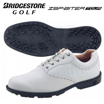 ブリヂストンゴルフ　ゴルフシューズ　ZSP-BITER TOUR　SHG190　ゼロ・スパイク　バイター　スパイクレス　３E　天然皮革　BRIDGESTONE　GOLFの通販はゴルフシューズ