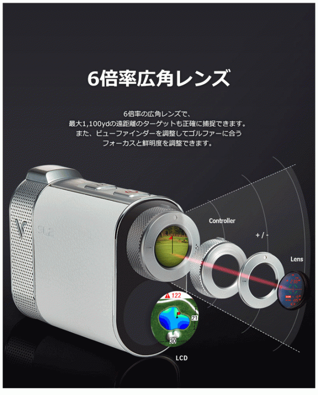 VOICE CADDIE ボイスキャディ スコープ SL2 ホワイト VOICE CADDIE ボイスキャディ スコープ SL2 ホワイト VOICE