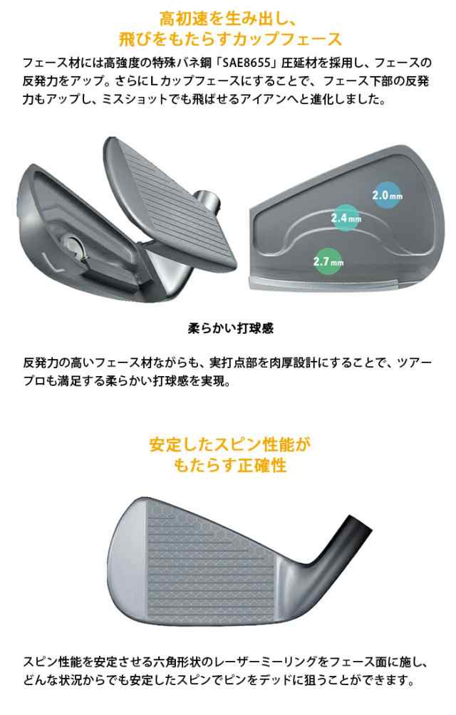 オノフ ONOFF FORGED IRON KURO 2022 6本セット