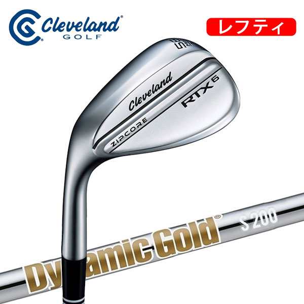 [レフティ]クリーブランド　RTX6 ZIPCORE ウェッジ　ツアーサテン　ダイナミックゴールドシャフト　Cleveland GOLF　ダンロップ　ゴルフ