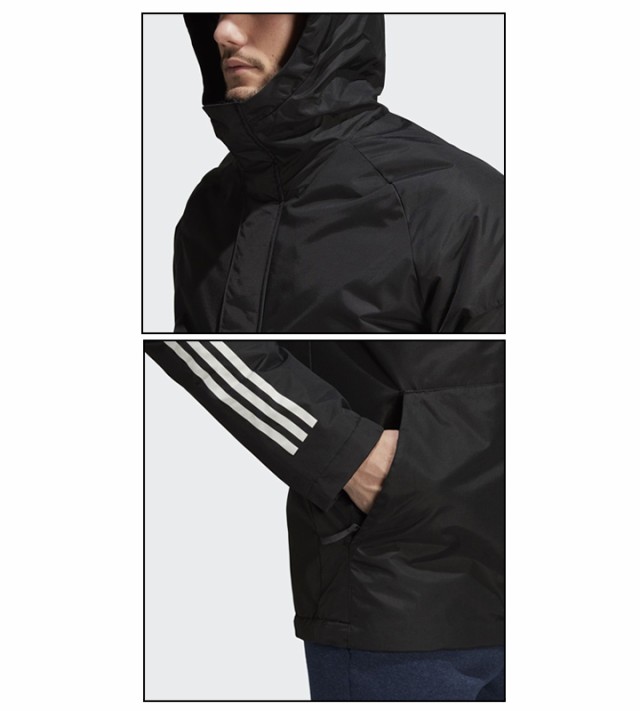 中綿ジャケット アウター メンズ アディダス Adidas Bos 3 Stripe Xploric Parka ナイロン ジャケット 防寒ウェア 上着 ハーフコート スの通販はau Pay マーケット Apworld