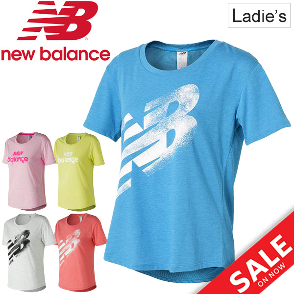 Tシャツ 半袖 レディース ニューバランス Newbalance ヘザーテック Tee スポーツウェア ビッグロゴ 女性用 半袖シャツ クルーネック ランの通販はau Pay マーケット Apworld