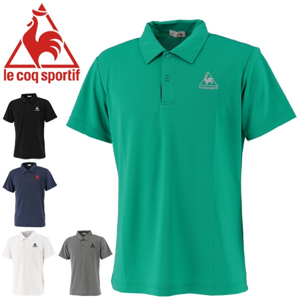 ポロシャツ メンズ ルコック Le Coq Sportif 襟付き半袖シャツ スポーツウェア 男性用 ワンポイント 定番 自宅トレーニング ジム 吸汗速の通販はau Pay マーケット Apworld