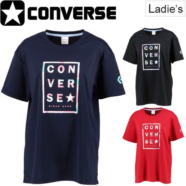 Tシャツ 半袖 レディース コンバース CONVERSE バスケットボール スポーツウェア 女性 プリントT クルーネック 部活 中高校生 バスケ 女の通販はau  PAY マーケット - APWORLD