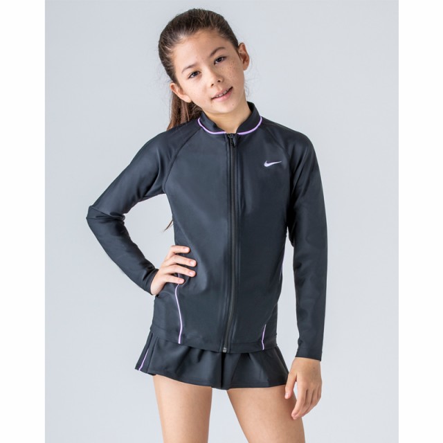 キッズ ラッシュガード 長袖 水着 女の子 子ども ナイキ Nike Girls ロングスリーブ フルジップ 子供用 1 160サイズ 日焼け対策 紫外線の通販はau Pay マーケット Apworld