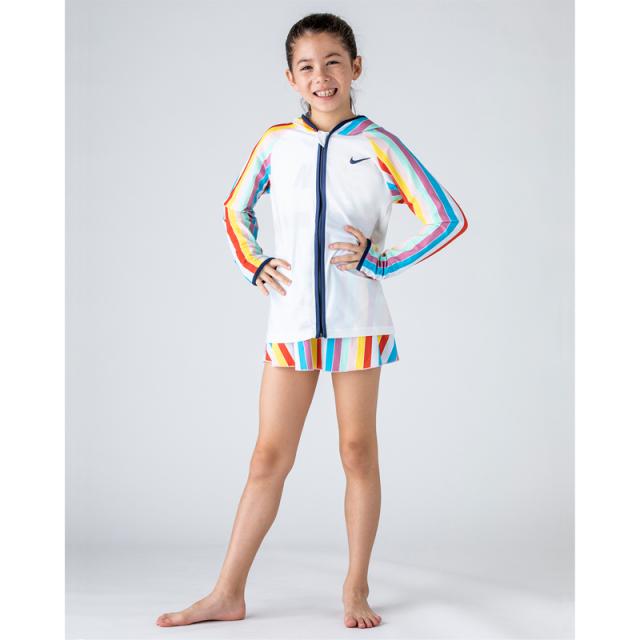 キッズ ラッシュガード 長袖 水着 女の子 子ども ナイキ Nike Girls グラフィック フルジップ 子供用 1 160サイズ 日焼け対策 紫外線対の通販はau Pay マーケット Apworld