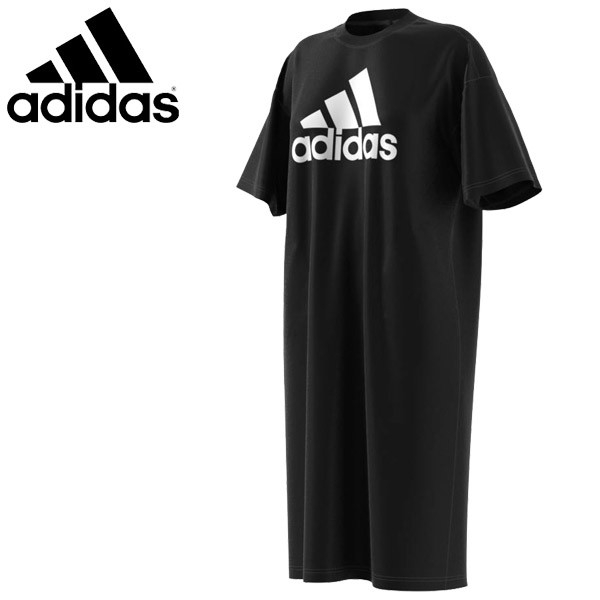 半袖 Tシャツ ワンピース ドレス レディース アディダス Adidas W Bos Dress スポーティ カジュアル 女性 ブラック 黒 ロングtシャツ クの通販はau Pay マーケット Apworld